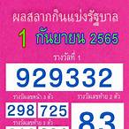 สํานักงานสลากกินแบ่งรัฐบาล 1 กันยายน 2565